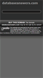 Mobile Screenshot of databaseanswers.com